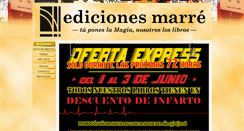 Desktop Screenshot of edicionesmarre.com
